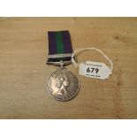 A Queen Elizabeth II British General Service Medal 1918-62, Near East clasp to 23300667 TPR.O.