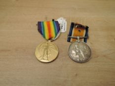 A WWI Medal Pair, War & Victory Medals to K27974 B.WALSH.STO.1.R.N, both with ribbons