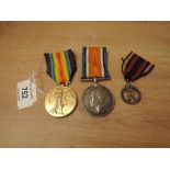 A pair of WWI Medals to SISTER.M.JACOBS.QUEENS ALEXANDRA@S IMPERIAL SERVICE RESERVE, War Medal