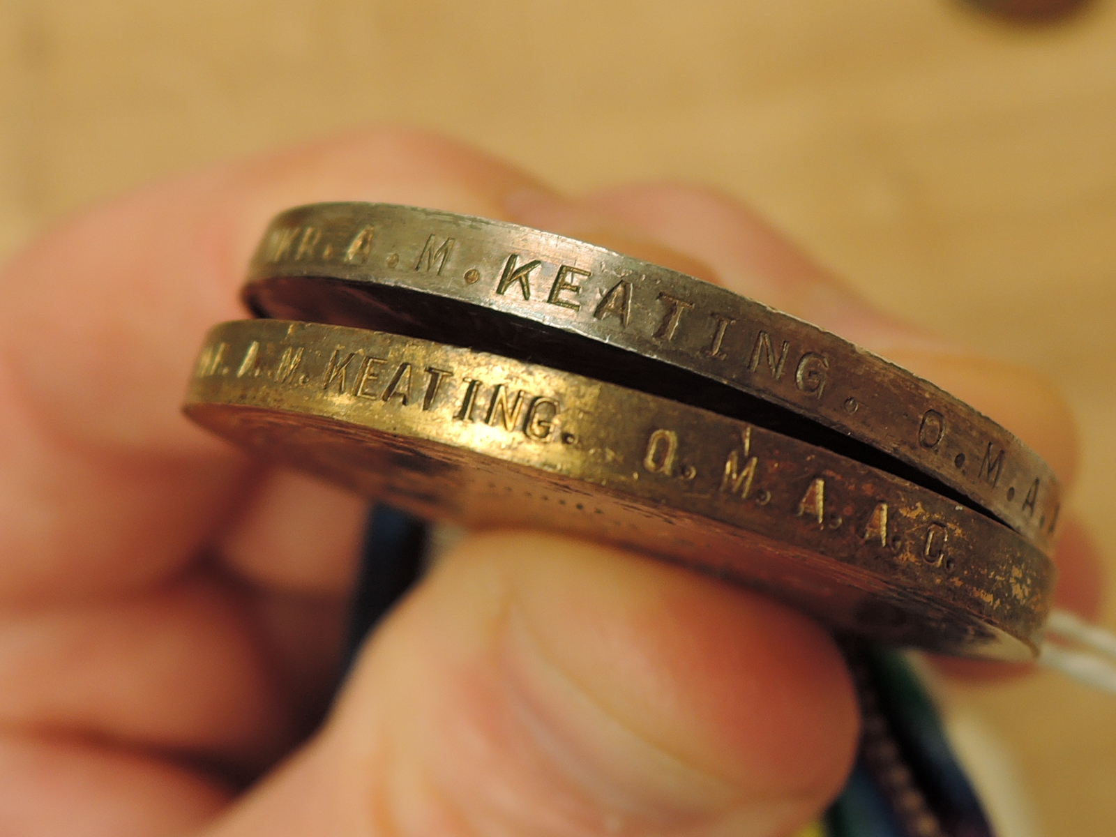 A WWI Pair to 514.WKR.A.M.KEATING.Q.M.A.A.C ( Queen Mary Army Auxiliary Corps ), War Medal 1914-20 - Image 4 of 4