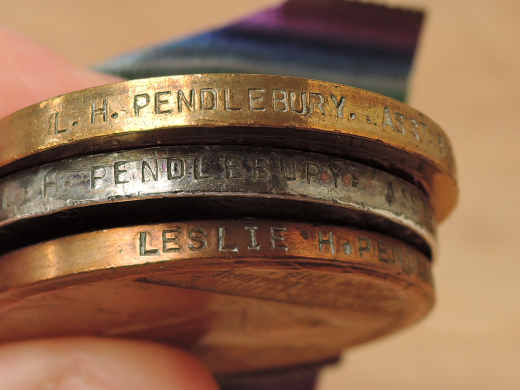 A WWI Trio, War & Victory Medals to L.H.PENDLEBURY.ASST.BUTCHER.M.F.A. and a Mercantile Marine War - Image 3 of 4