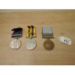 Three British Medals, George VI General Service Medal with Malaya Clasp to 22393592 PTE.J.J.NOLAN.