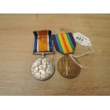 A WWI Medal Pair, War & Victory to 51704 A/SGT.W.E.CLARKE.L.POOL.R, both with ribbons