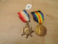 A WWI Medal Pair, 1914-15 Star & Victory Medal to K5513 C.EDWARDS.L.STO.R.N