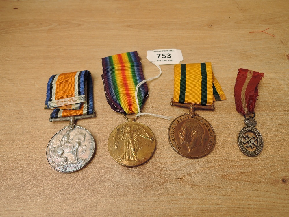 A Trio of WWI Medals to S/NURSE.G.MORGAN.T.F.N.S ( Territorial Force Nursing Service ), War Medal