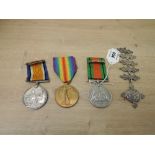 A WWI Medal Pair, War & Victory to 204802 PTE.J.LUND.L.POOL.R along with a WWII Defence Medal and