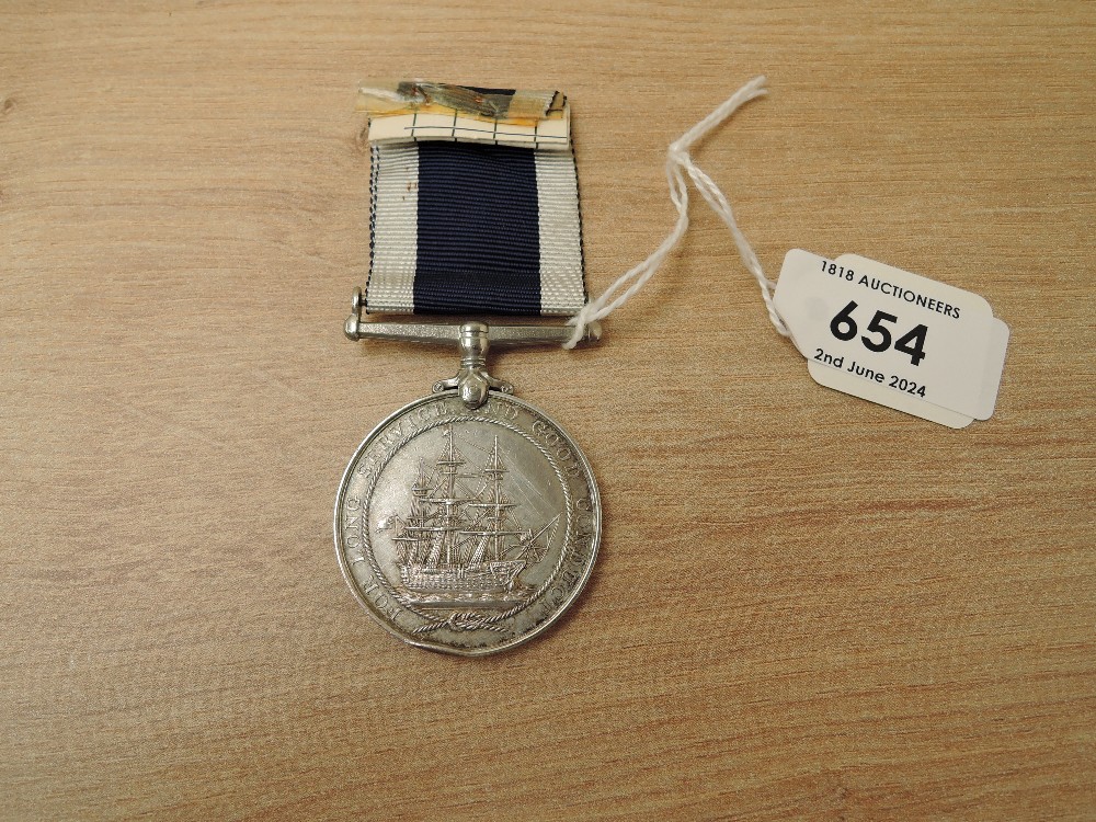 A Queen Victoria Royal Naval Long Service and Good Conduct Medal to John Jones BOATn HM Coastgu