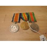 A pair of WWI Medals to G8232.PTE.F.T.BASS.THE QUEENS.R, War Medal 1914-20 and Victory Medal along