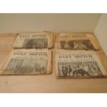 Sixteen WWI Daily Sketch Papers, mainly 1914-1915,