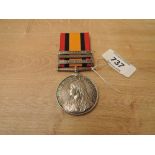 A Queen's South Africa Medal with three clasps, Cape Colony, Orange Free State and Transvaal to 6212