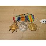 A WWI Medal Trio, 1914-15 Star, War Medal & Victory Medal to 2072 PTE.E.H.JONES.L.POOL.R, all with