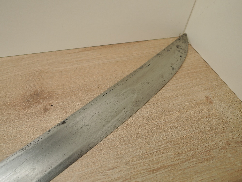 A British Infantry Officers Sword 1803. Hilt broken, decorated blade, maker Runkel?, Solingen, - Image 5 of 10