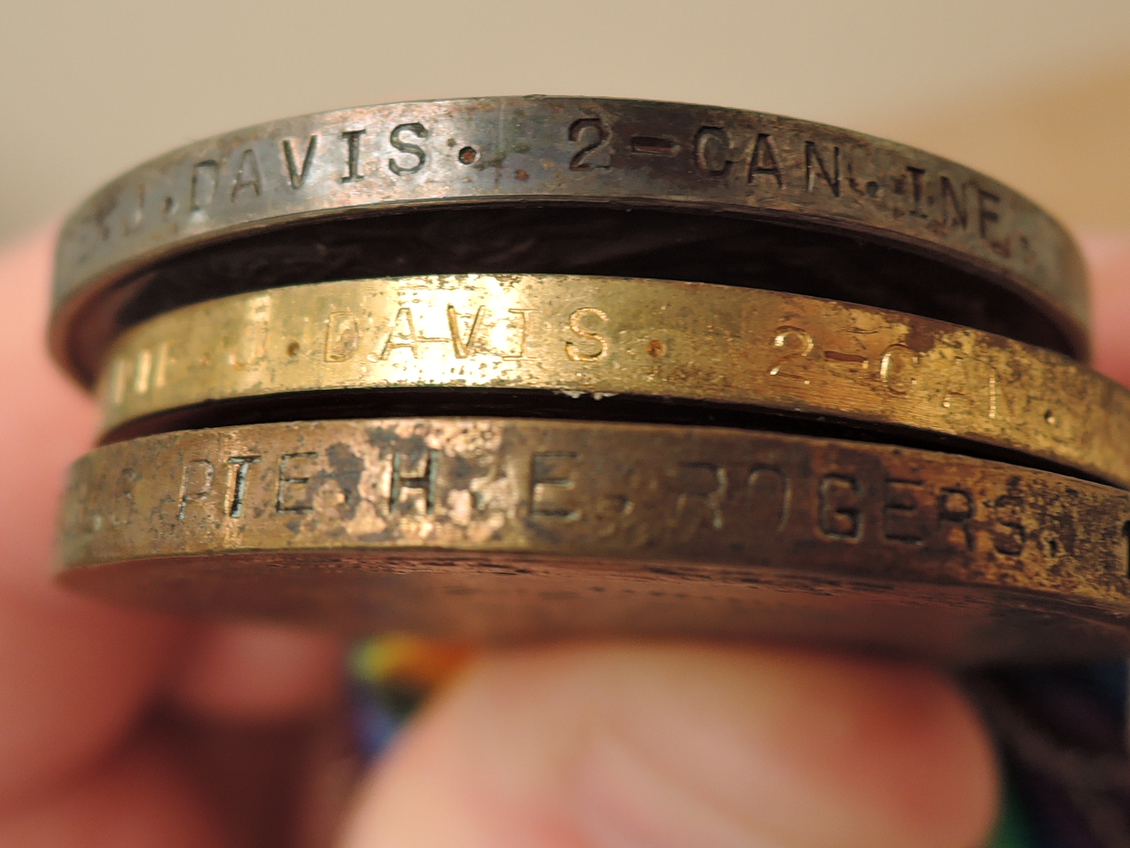 A WWI Medal Trio to 81212 PTE.J.DAVIS.2nd CANADIAN INFANTRY, 1914-15 Star, War & Victory Medals - Image 4 of 5