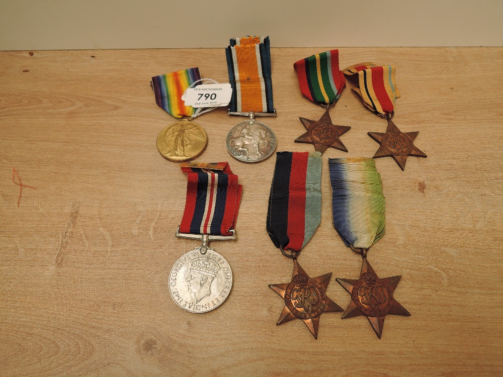 A WWI & WWII Medal Group, War & Victory to 241883 PTE.A.MADDOCK.CHES.R, 1939-45 Star, Atlantic Star,