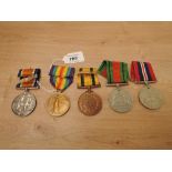 A WWI & WWII Five Medal Group, Territorial Force War Medal, War Medal & Victory Medals to 30361