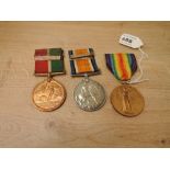 A WWI Trio, War & Victory Medals to L.H.PENDLEBURY.ASST.BUTCHER.M.F.A. and a Mercantile Marine War