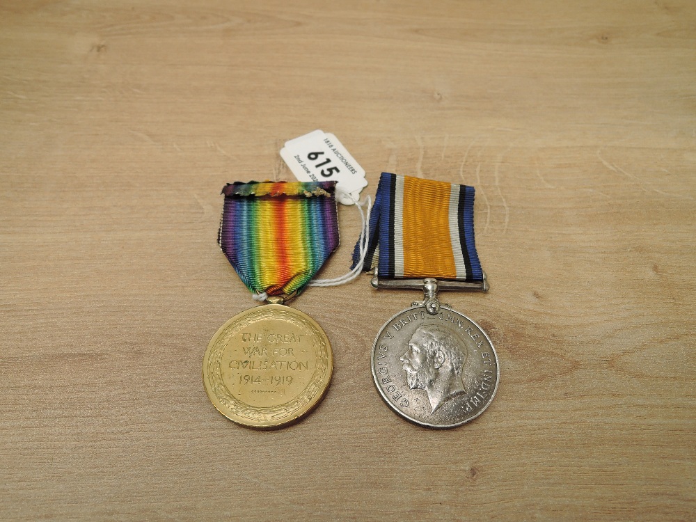 A WWI Medal Pair, War & Victory Medals to 22370 T.PARTINGTON.STO.1.R.N, both with ribbons - Image 2 of 4