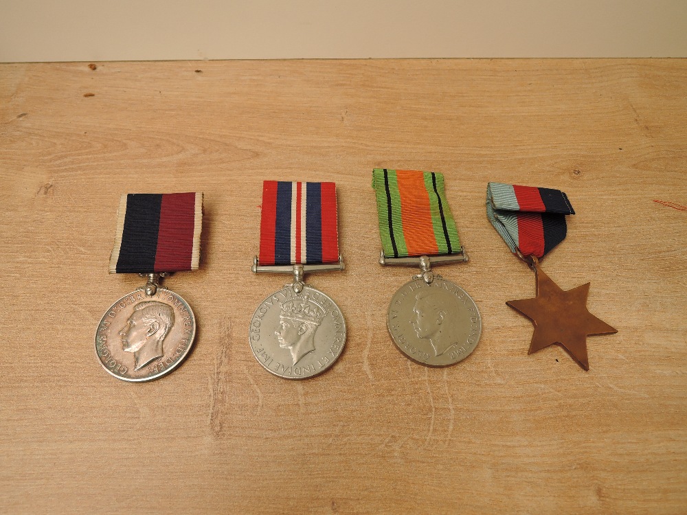 A WWII Four Medal Group to FLT.LT.B.E.LAKE.RAF, 1939-45 Star, Defence Medal, War Medal and named - Image 2 of 3