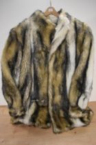 A Faux fur coat (44' chest approx).