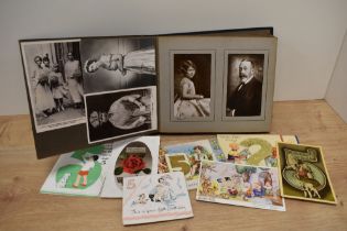 An album containing a selection of Postcards of Royal Family interest, also included are a few