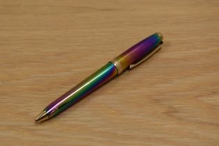 A boxed Sheaffer Prelude Rainbow ballpoint pen.