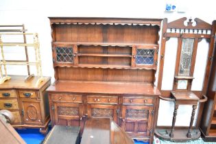A Priory style dresser , approx width 169x, height 197cm