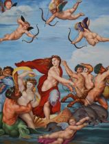 Graham Townsend (20th Century, British), after Raphael (1483-1520, Italian), oil on board, '