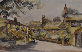 V.Waddington (20th Century, British), watercolour, 'Kirk Vale, Kirk Heaton', Yorkshire, signed and