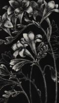 George Francis Reiss (20th Century), wood engraving, 'Fresias', signed to the lower right and