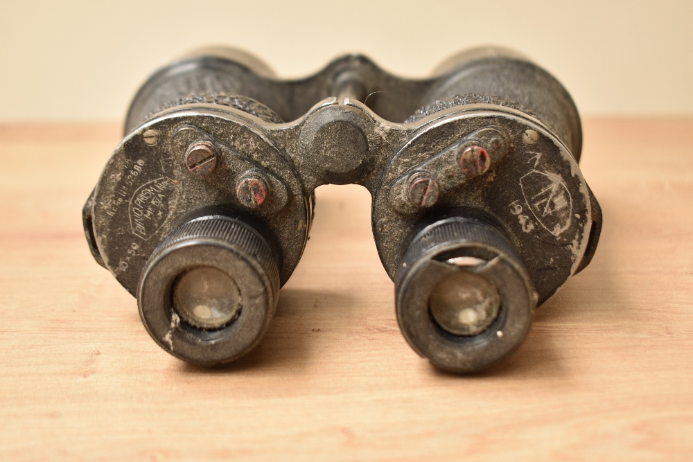 A pair od Bino Prism NoVIA 10x50 binoculars bearing military crowsfoot - Image 2 of 2