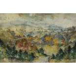 *Local Interest - Attributed to George Cannon (b.1930, British), watercolour, A Cumbrian landscape