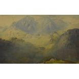 *Local Interest - Delmar Harmood Banner (1896-1983, German-British), watercolour, 'Scafell from Grey