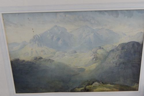 *Local Interest - Delmar Harmood Banner (1896-1983, German-British), watercolour, 'Scafell from Grey - Image 5 of 5