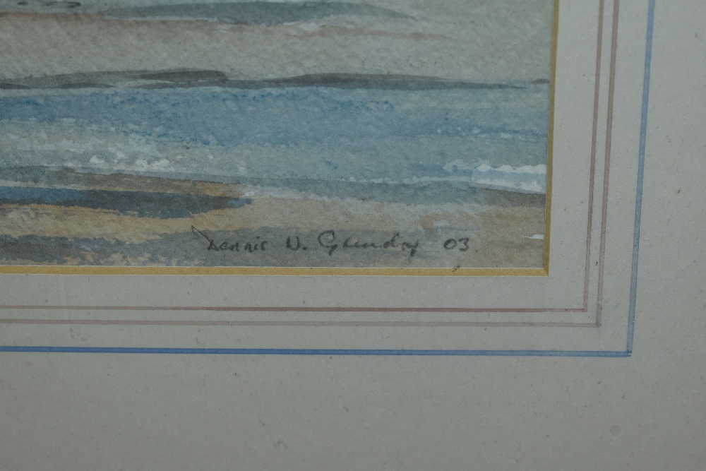 Dennis N. Grundy (20th Century, British), watercolour, Two illustrations - 'Lytham Windmill' and a - Image 4 of 6