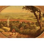 Peter Kotka (b.1951, British), oil on board, Two attractive countryside landscapes of 19th Century