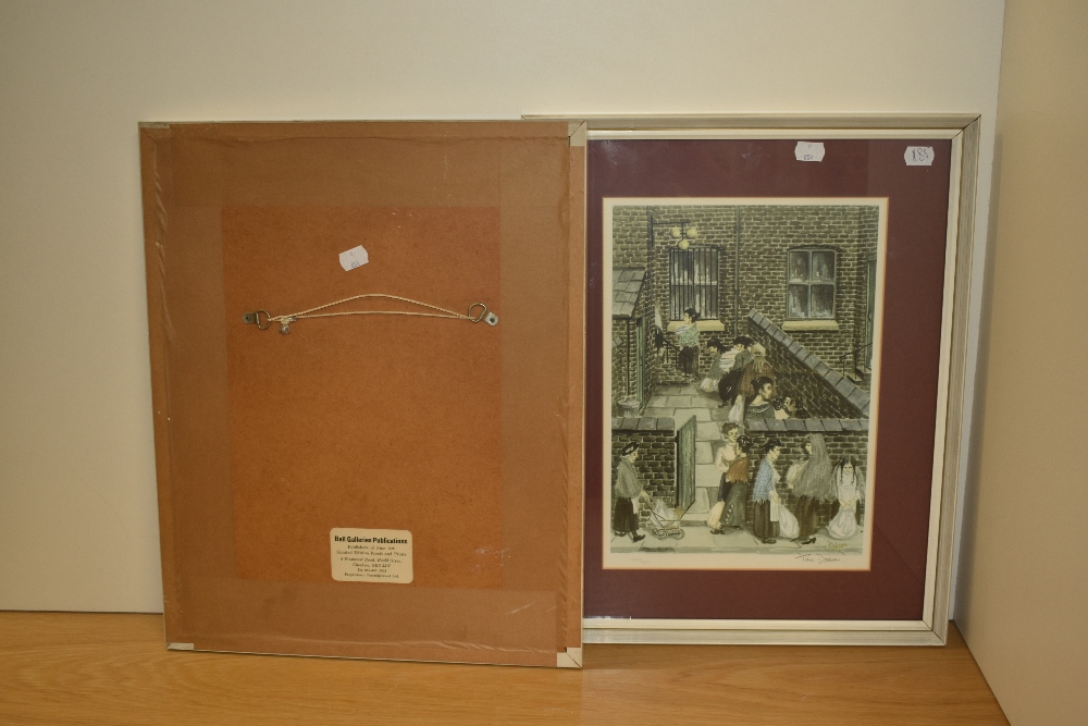 After Tom Dodson (1910-1991, British), coloured prints, Two illustrations - 'Back Street Bookie' and - Image 5 of 5