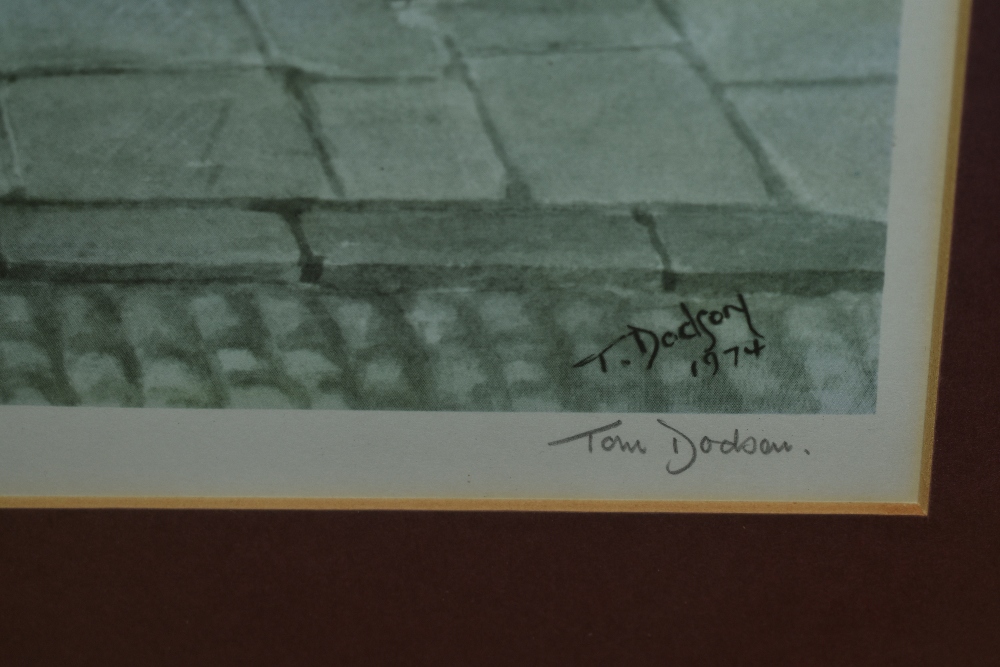 After Tom Dodson (1910-1991, British), coloured prints, Two illustrations - 'Back Street Bookie' and - Image 4 of 5