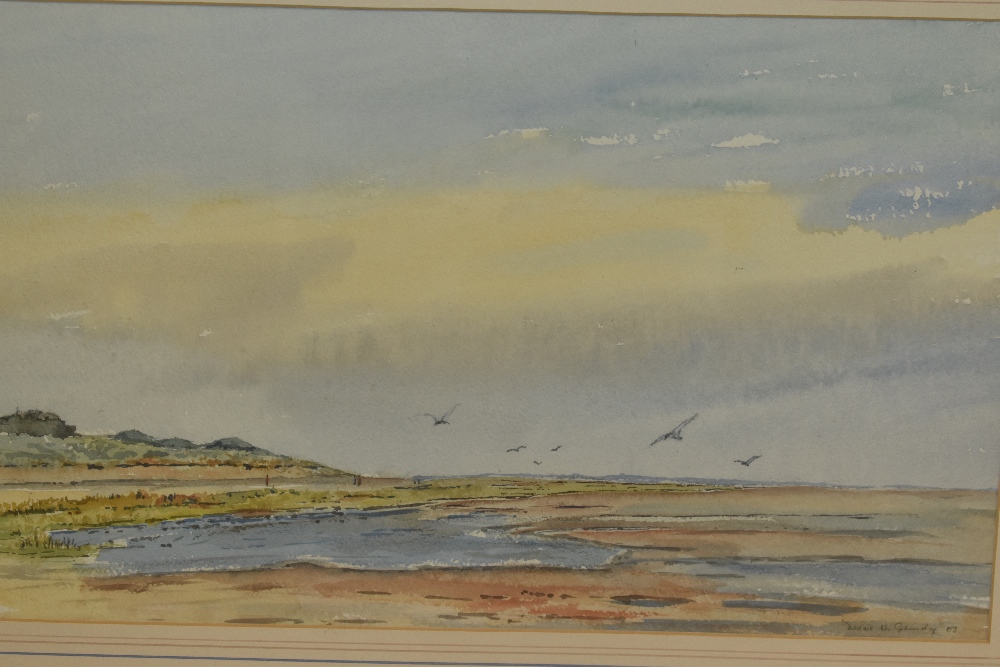 Dennis N. Grundy (20th Century, British), watercolour, Two illustrations - 'Lytham Windmill' and a - Image 3 of 6