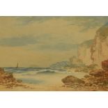 C.E. Cooke (19th/20th Century, British), watercolour, An attractive coastal landscape depicting a