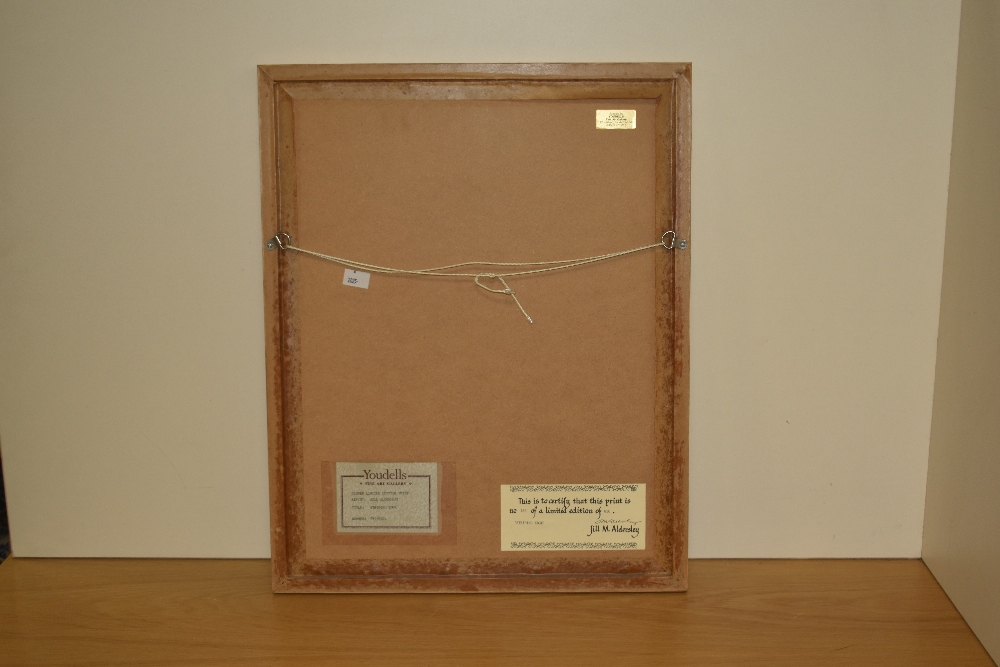 *Local Interest - After Jill Aldersley (1943-2007, British), coloured print, 'Striding Edge', Lake - Image 4 of 4