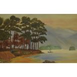 *Local Interest - H. Parker (19th/20th Century), oil on board, Two landscapes - Friars Crag at