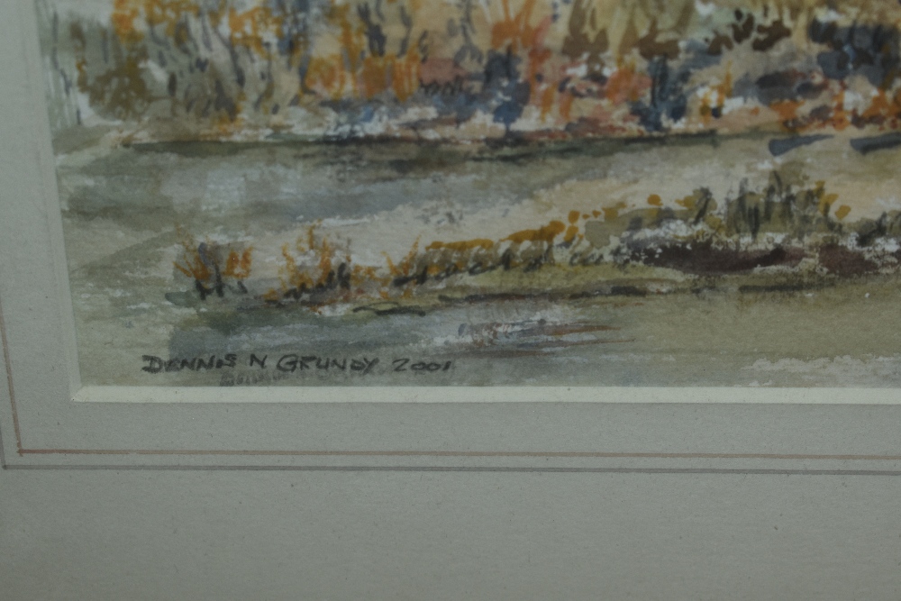 Dennis N. Grundy (20th Century, British), watercolour, Two illustrations - 'Lytham Windmill' and a - Image 5 of 6