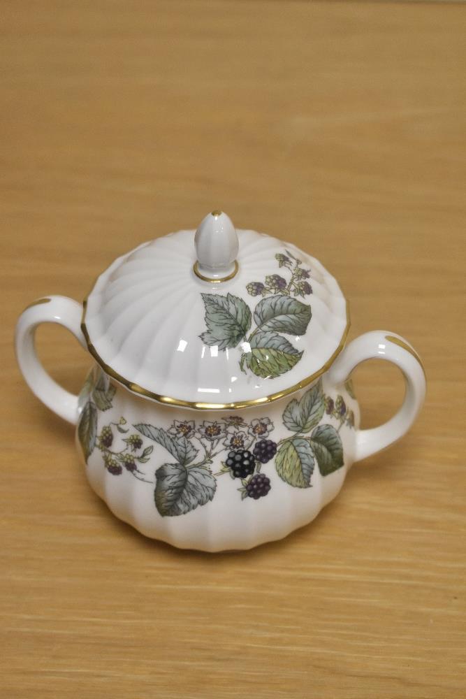 A selection of Royal Worcester 'Lavinia' pattern dinner wares, various plates, ramekins, gravy boat, - Image 2 of 3