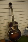 An early Martin Coletti flat top acoustic guitar, labelled G40, with case labelled Alan