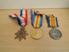 A WWI Medal Trio, 1914-15 Star, War & Victory all to 31044 SPR.H.GILBERT.R.E, all with ribbons
