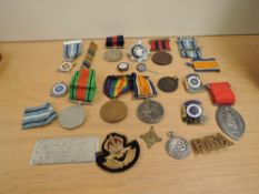 A Military and Police Collection , WWI Medal Pair, War & Victory both named to 109441 GNR.F.C.