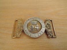 A Officers 24th Foot Belt Buckle, 2nd Warwickshire Regiment