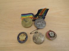 A WWI Medal pair, War & Victory both to M2-157035 PTE.J.J.FUNNELL.A.S.C., one ribbon present along