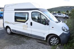 A Vauxhall Vivaro 2900 DTI LWB 1870cc diesel converted camper van. First registered November 2004,
