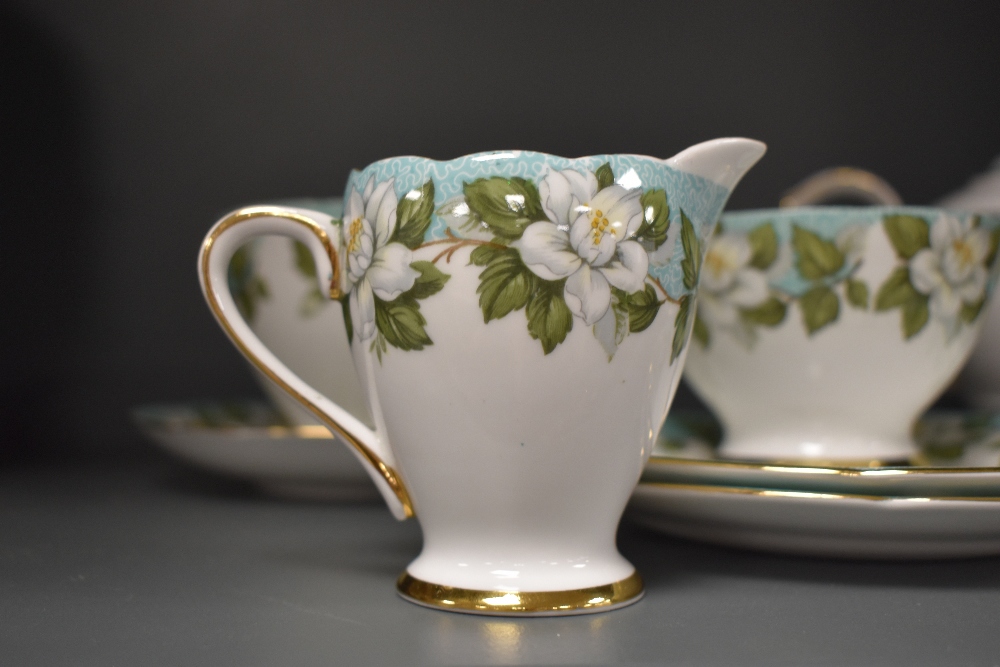 A small collection of early 20th Century Gladstone china teaware, decorated in the Montrose - Image 2 of 3